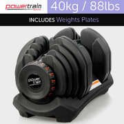 40kg Adjustable Dumbbell Home Gym Exercise Equipment Free Weights