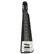 29in 6-String Lap Steel Hawaiian Guitar - Black
