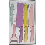 6-piece Huachubao knife set Red