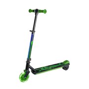 Green Scooter Beats Electric Scooter