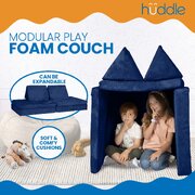 Navy Modular Kids Play Foam Couch - Huddle
