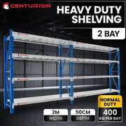 Heavy Duty Steel Shelving 2m 800kg double