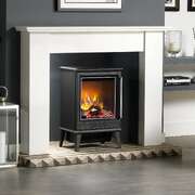 Electric Fire Stove 2kW Black