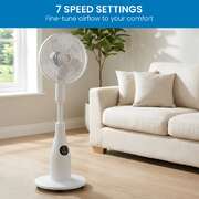 Portable Mist Fan With Digital Display 39.9x39.7x114.5cm