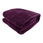 Laura Hill 800GSM Heavy Double-Sided Faux Mink Blanket - Purple
