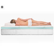 Cool GEL Memory Foam Mattress Topper - Double