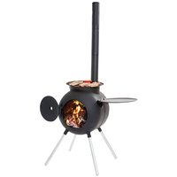 Ozpig Outdoor Wood Fired Portable Camp Outdoor Barbecue BBQ