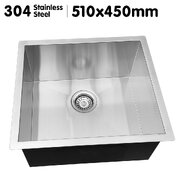 304 Stainless Steel Kitchen Laundry Sink 51x45cm
