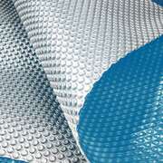 400 Micron Solar Swimming Pool Cover Blue/Silver 10.5m x 4.2m Outdoor