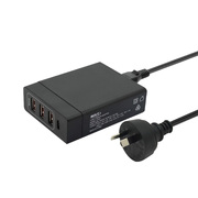 72W Multi USB Port Travel Charger Station, Rapid Charging Hub, Compact Design