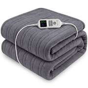 Electric Heated Blanket XL 10 Settings Coral Fleece | EXTG