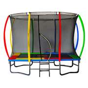 Rectangular Outdoor Trampoline Rainbow