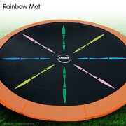 6ft Rainbow Trampoline Replacement Spring Mat