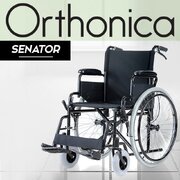 Orthonica Folding Wheelchair Manual Mobility Aid - Senator