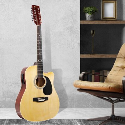 12-String Acoustic Guitar with EQ - Natural