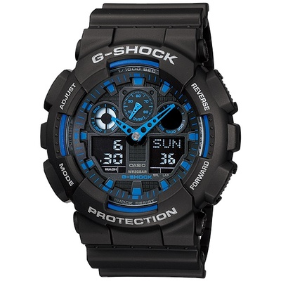 Casio G-Shock Analogue/Digital Mens Black Watch