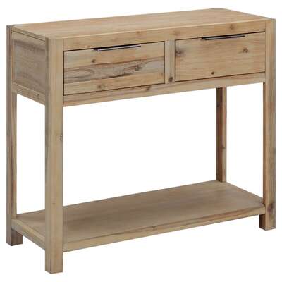 Console Table Solid Acacia Wood 82x33x73cm