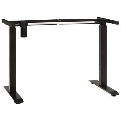 Black Electric Motorised Standing Desk Frame Height Adjustable