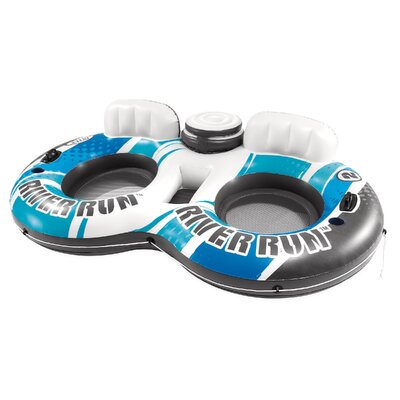 2 Inflatable Floating Lake Tube - Blue Rapids, River Rafting Fun, Durable Vinyl