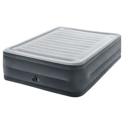 Dura-Beam Deluxe Queen Air Mattress 56cm High-Rise Fiber-Tech Comfort