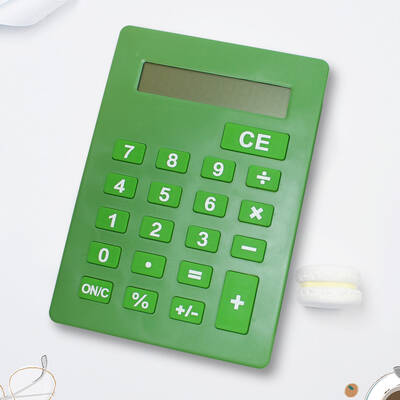 Jumbo Calculator Large Size Display Green
