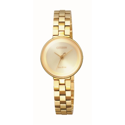 Citizen womens rich gold wrist watch