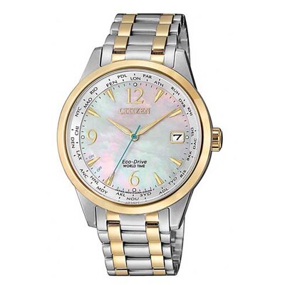 Citizen womens world time wrist watch