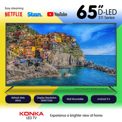 Konka 65in 311 Series UDE65MP311AN Ultra HD L.E.D TV