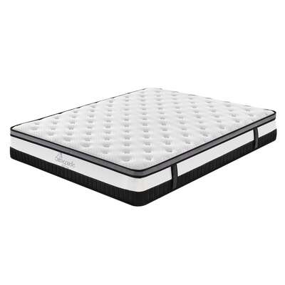 Osteopedic Euro Top Pocket Spring Mattress Single Plush Comfort Bed