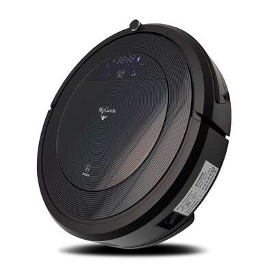 Genie Robotic Vacuum Cleaner Smart Auto Cleaning Robot Floor Mop Black