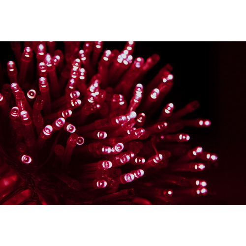 200 Red LED Fairy Lights 14.95m
