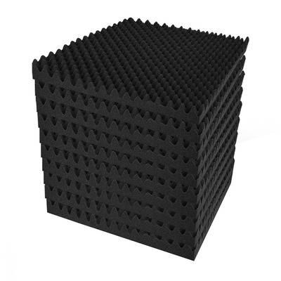 Acoustic Foam 20pcs Sound Absorption Proofing Panels Eggshell