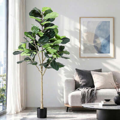 180cm Artificial Fiddle Leaf Fig Tree Indoor | EXTG