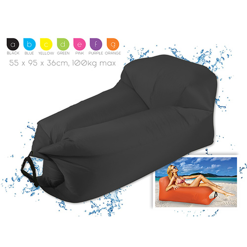 Air Pod Air Chair Black 165 x 55cm