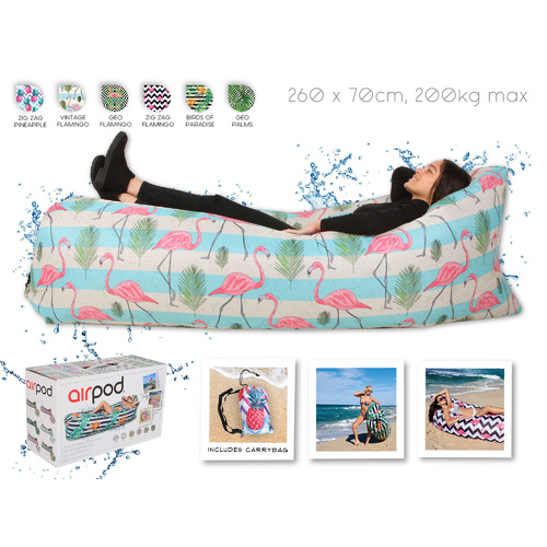Air Pod Vintage Flamingo Print