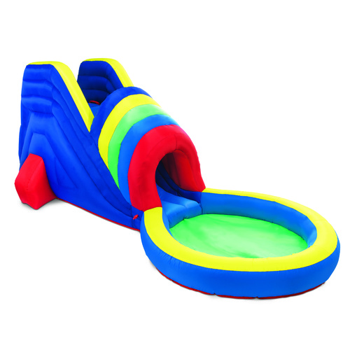Giant Tunnel Soaker Waterslide with air pump  H170 x W170 x L422cm