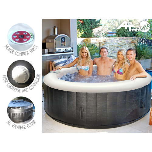 Deluxe Laminated PVC Inflatable Spa  800L 1.8m x 0.65m