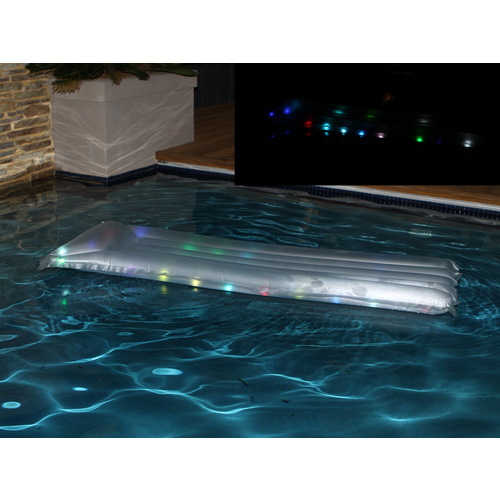 Inflatable Pool Float Air Mattress  with LED Lights 183cm x 76cm