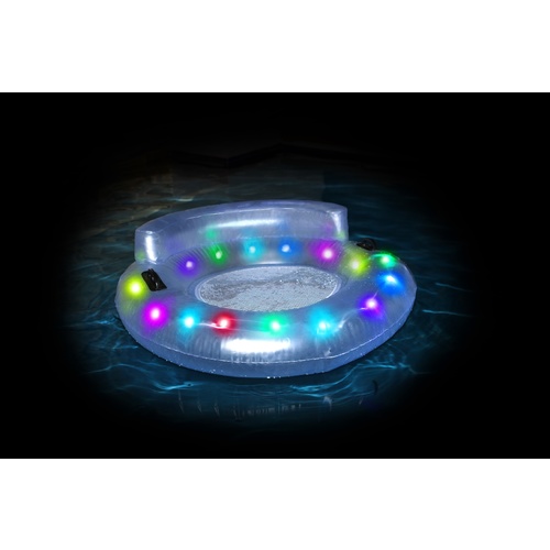 IInflatable Pool Float Bubble Seat with LED Lights 104cm  
