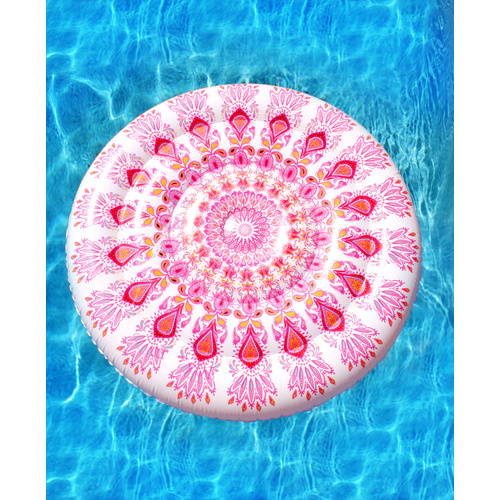 Inflatable Pool Float Boho Flower Air Lounge 147 x 24cm