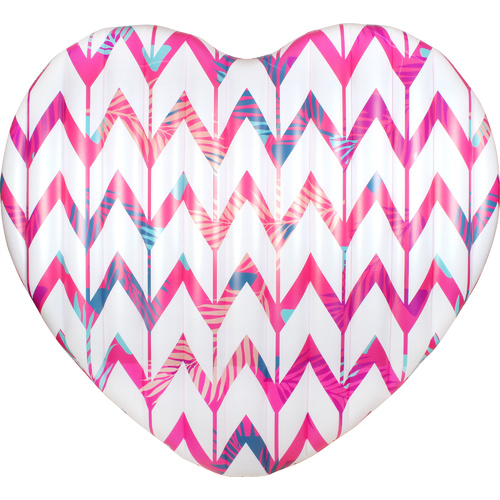 Giant Heart Pool Float Deflated lated Size 195 x 170cm