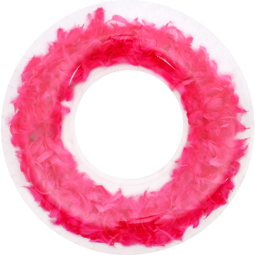 Light As A Feather Swim Ring Pink Deflated  Size 116cm