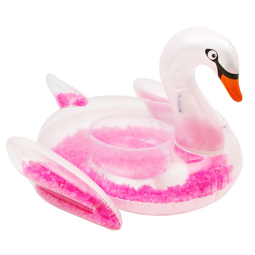 Float Like A Feather Swan Pink Feathers