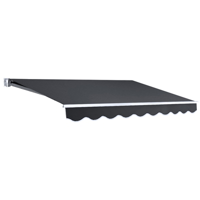 Instahut Retractable Outdoor Arm Awning 2.5 x 2M - Grey