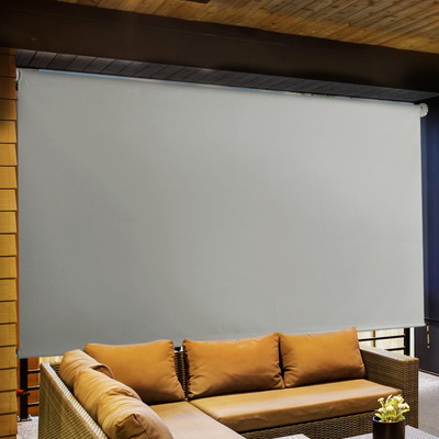 Set of 2 Instahut Outdoor Blinds Roll Down Awning 3.0X2.5M