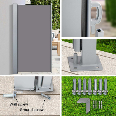 Set of 2 Instahut Side Awning Sun Shade 1.8X3M GR 