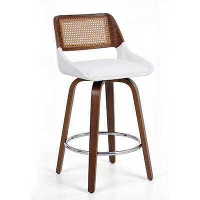 Wooden Bar Stools Swivel Kitchen Counter Stool Chair 60cm Seat Height Premium Quality Design