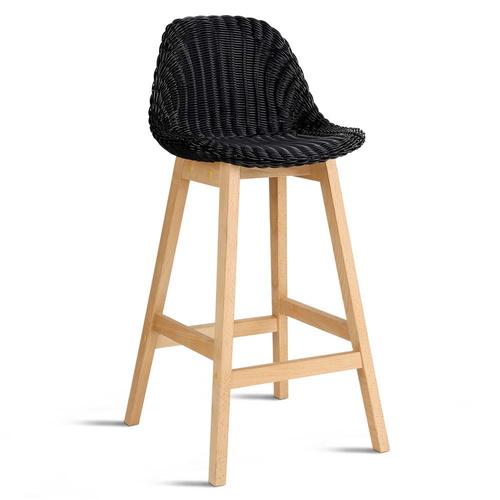 Set of 2 Vera Bar Stool - Black