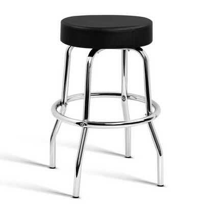 PU Leather Guitar Bar Stool - Black 