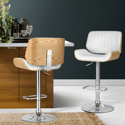 Bar Stools Swivel Leather Chairs Wooden